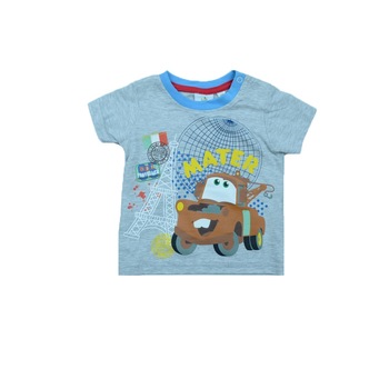 Tricou maneca scurta baietei Disney Cars DISK-JTJM41100, Gri, 86 cm Tricou maneca scurta baietei Disney Cars DISK-JTJM41100, Gri, 86 cm