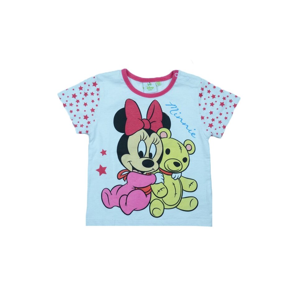 Tricou maneca scurta fetite Disney Minnie Mouse DISM-JTJM41108, Multicolor 80 cm