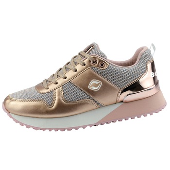 Pantofi sport pentru femei,din piele ecologica si material textil ,Bit Bontimes,Frida D1403, Roz/Auriu Pantofi sport pentru femei,din piele ecologica si material textil ,Bit Bontimes,Frida D1403, Roz/Auriu