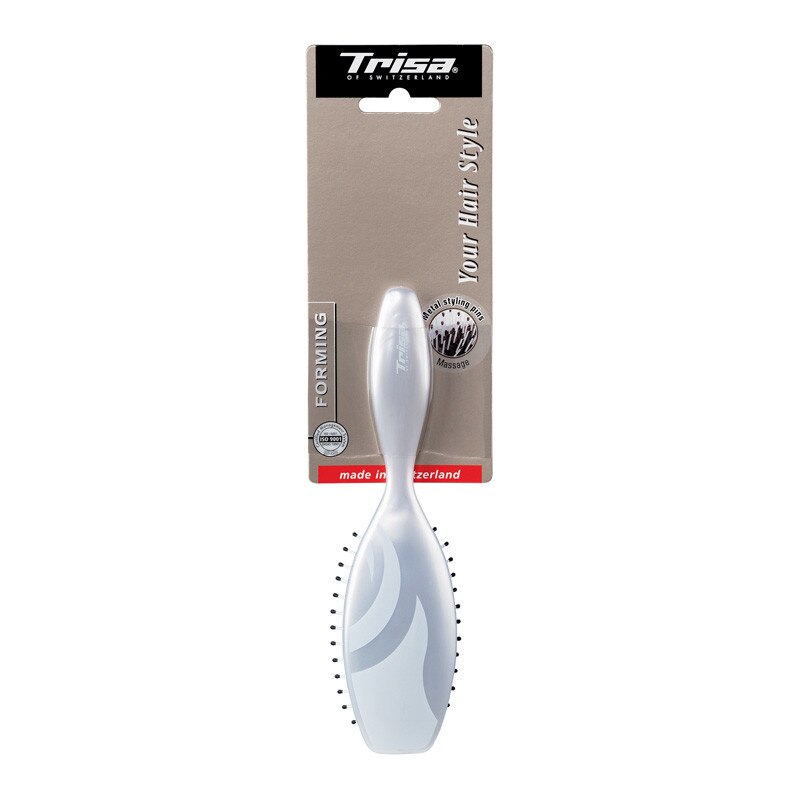 Perie par Basis Forming Small Trisa, Argintiu