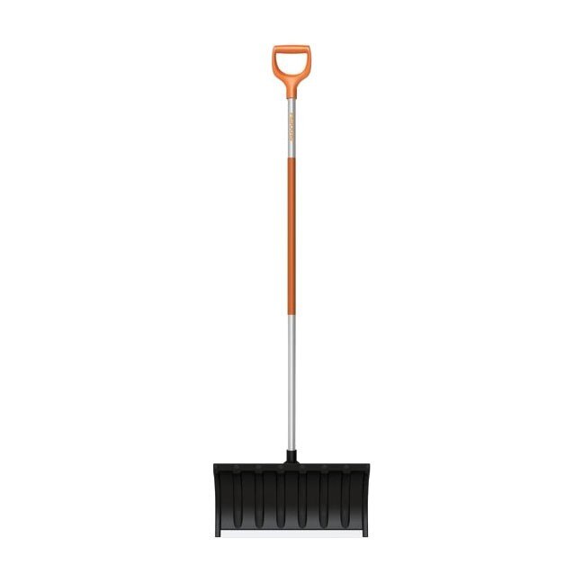 Lopata Fiskars, Confectionata din poliproipilena de calitate ridicata, Prevazuta cu lama de protectie din aluminiu, Recomandata pentru curtile mai mici, AN