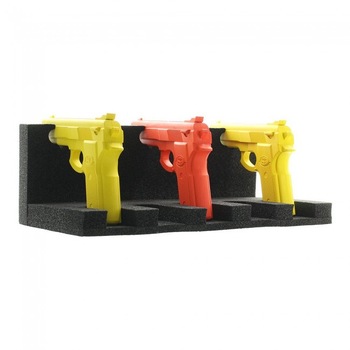 Suport pentru 5 buc de pistoale GUNHOLDER 135x375x200 mm negru Suport pentru 5 buc de pistoale GUNHOLDER 135x375x200 mm negru