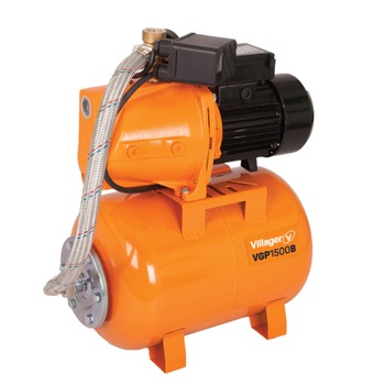 Hidrofor Villager VGP 1500 B, 1500W, carcasa fonta, 25L, 6300l/h, 9m adancime Hidrofor Villager VGP 1500 B, 1500W, carcasa fonta, 25L, 6300l/h, 9m adancime