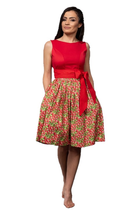 Рокля VERNE, Ягодова/ Червен, Универсален
