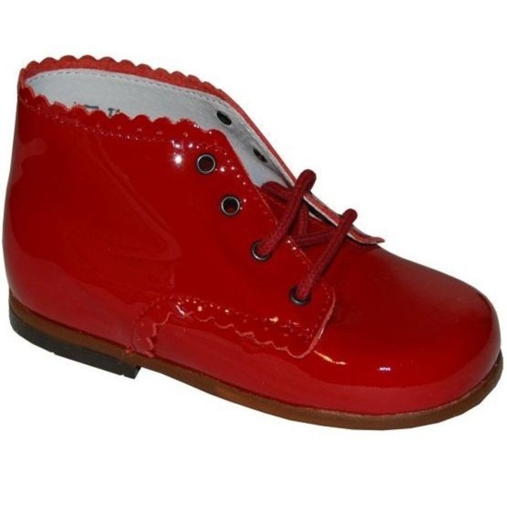 Bakancs VIVALDI Vernis Cherry, Little Marry, Piros