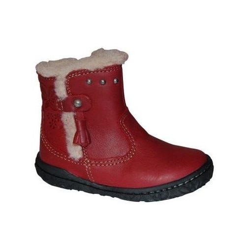 Ghete imblanite MINI AZUR CH Rouge, NOEL, Rosu, 19