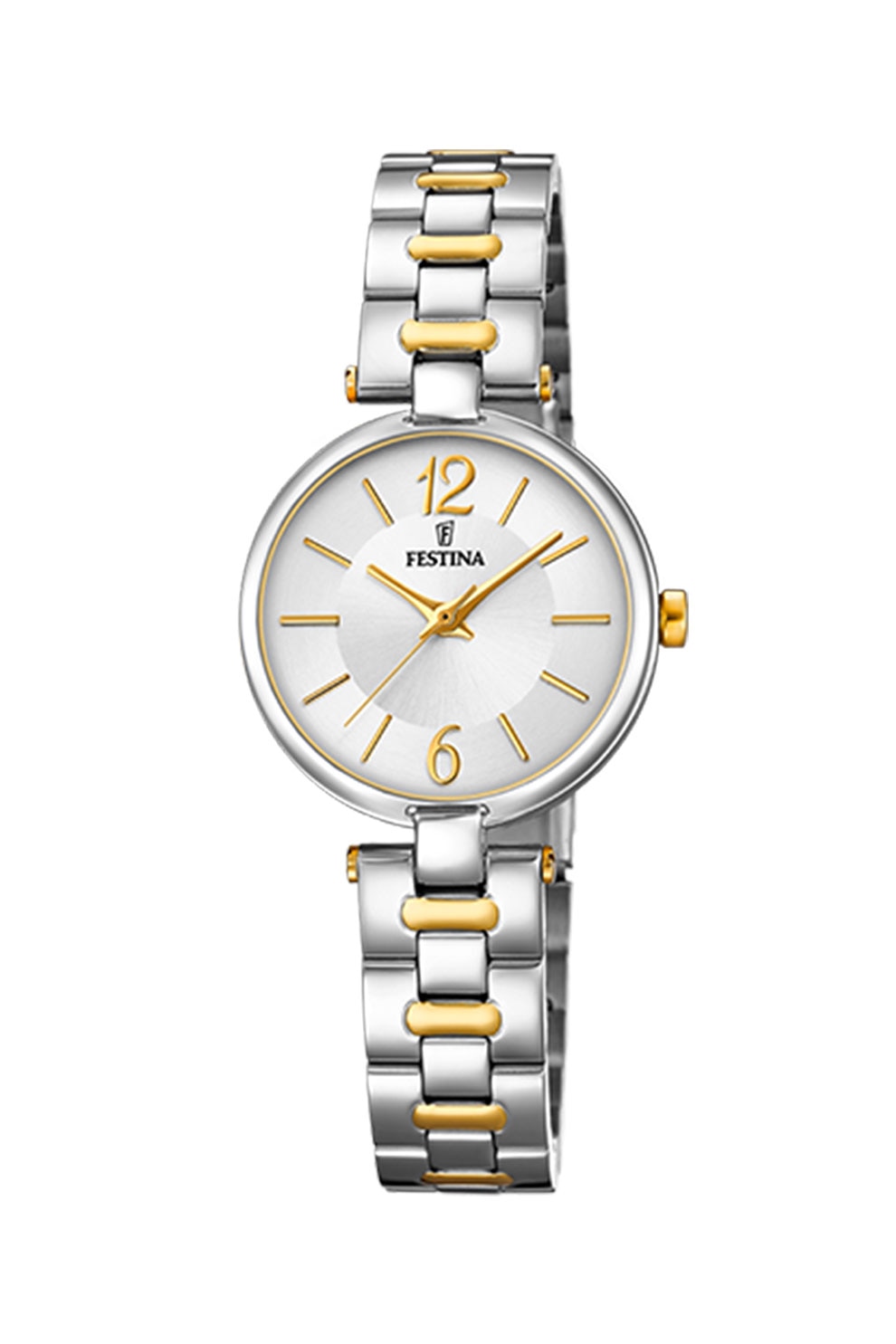 Festina, Ceas din otel inoxidabil, Argintiu/Auriu