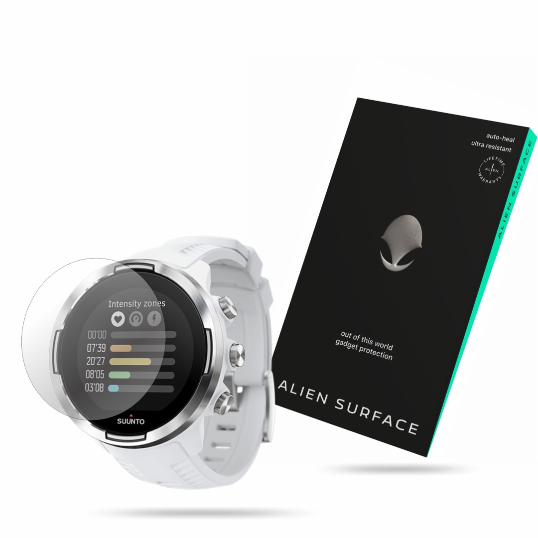 Folie Alien Surface, Suunto 9 Baro White, protectie ecran 1+2 Rezerve