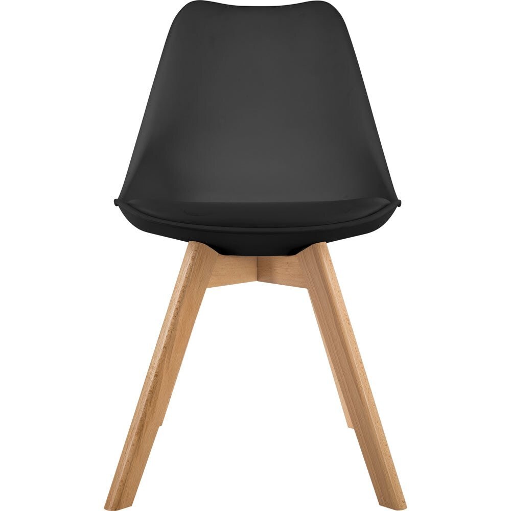 Scaun living/dining Emako, Negru