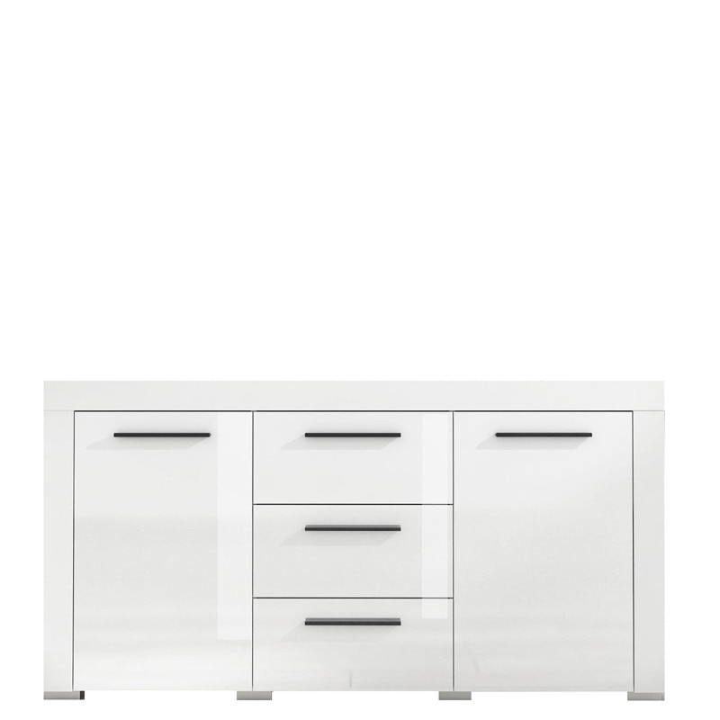 Comoda Genarom Avio A9AI008405 Alb Alb Lucios, 160 x 85 x 40 cm