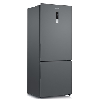 Combina frigorifica Severin KGK 8956, Clasa A++, 284 KWh/an, 432 L, Total No Frost, inverter, inox negru Combina frigorifica Severin KGK 8956, Clasa A++, 284 KWh/an, 432 L, Total No Frost, inverter, inox negru