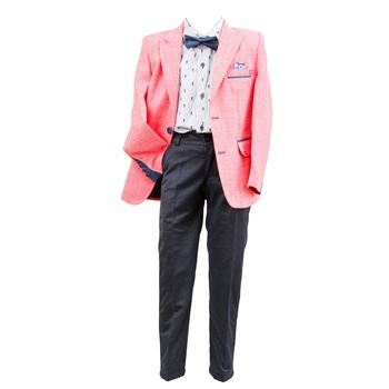 Costum elegant-casual, model Dreamer, roz-bleumarin Costum elegant-casual, model Dreamer, roz-bleumarin
