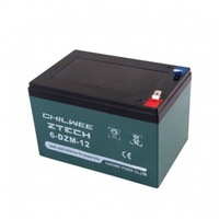 Baterie pentru biciclete electrice 12V 12Ah, acid de plumb, Z-Tech 6-DZM-12