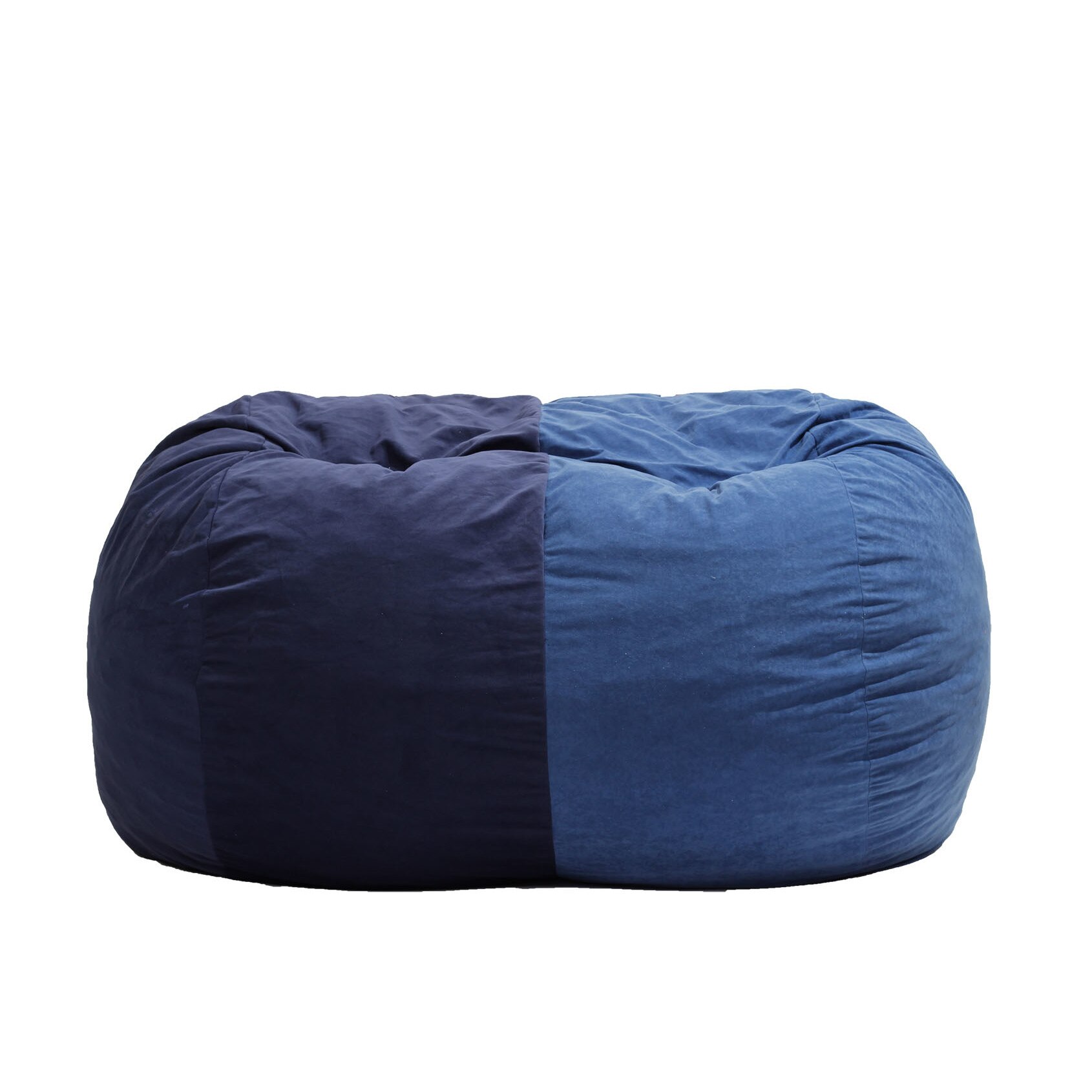 Canapea Pufrelax King Size - Double Blue (Gama Savana) umplut cu fulgi de burete memory mix®
