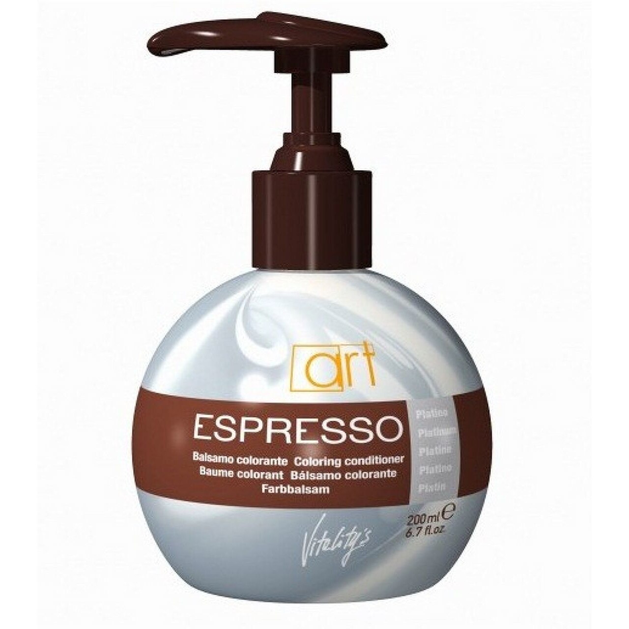 Balsam de par Colorant Vitality's Espresso Platino 200ml