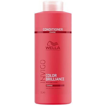 Balsam de par Wella Professional Invigo Brilliance Coarse pentru fir gros 1000ml Balsam de par Wella Professional Invigo Brilliance Coarse pentru fir gros 1000ml