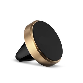 Suport auto magnetic Edman pentru masina cu prindere in grila de ventilatie, Gold Suport auto magnetic Edman pentru masina cu prindere in grila de ventilatie, Gold