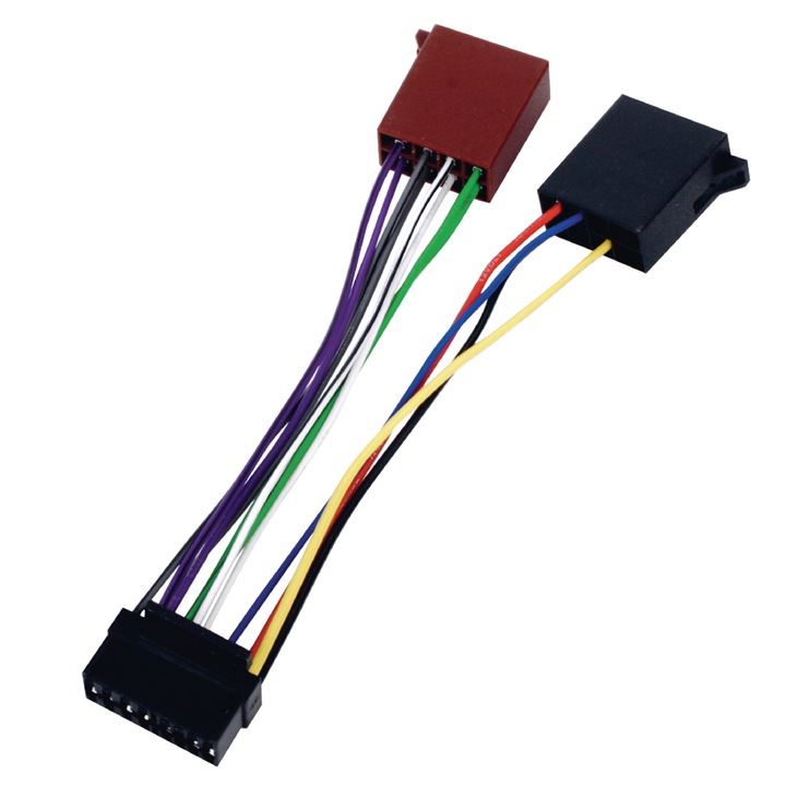 Cablu ISO pentru masina JVC 16p 12conectori Well
