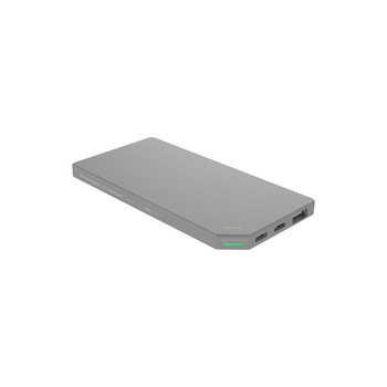 Baterie externa PowerBank Slim Aluminum 5000 mAh - Gri Baterie externa PowerBank Slim Aluminum 5000 mAh - Gri