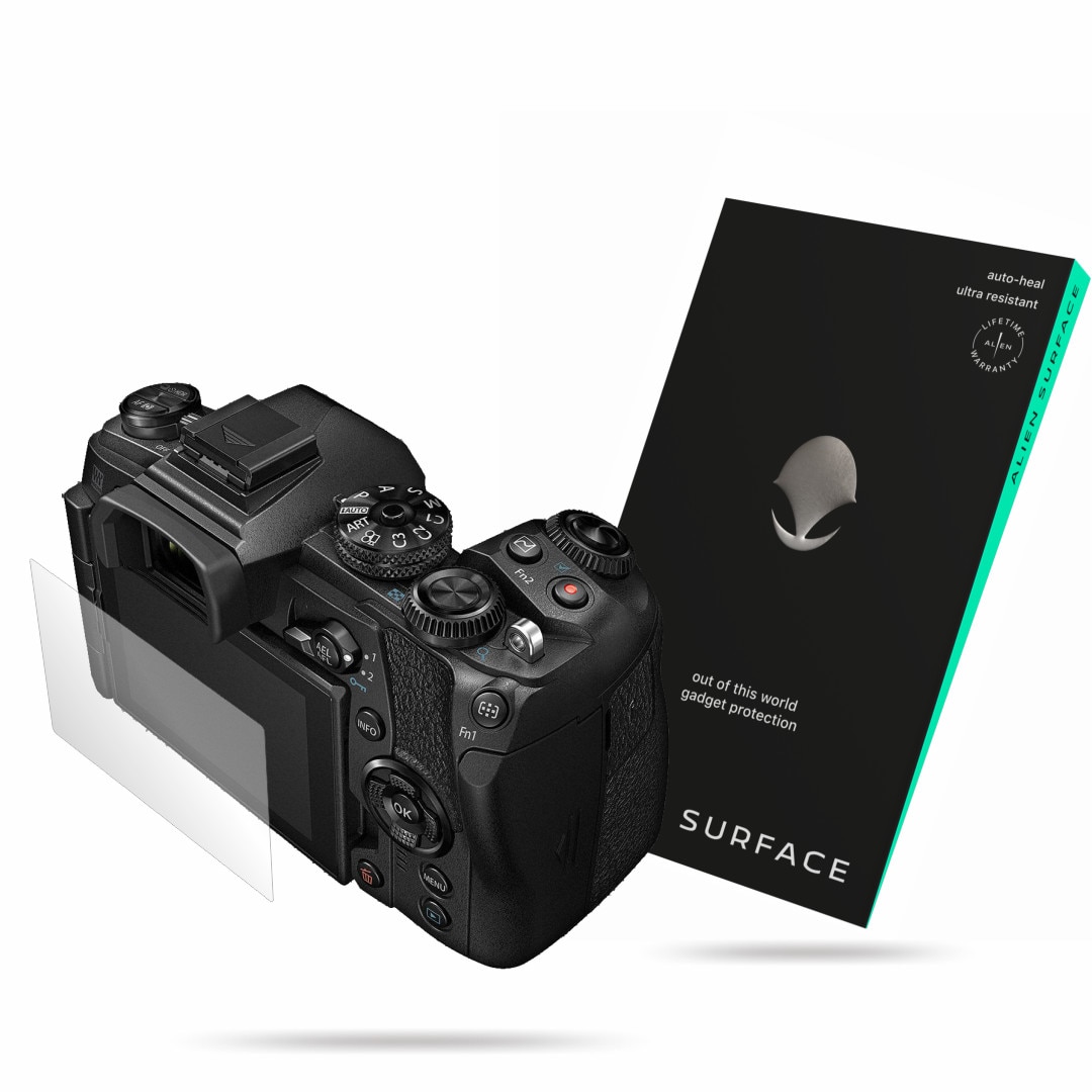 Folie Alien Surface, Olympus OM-D E-M1 Mark II, protectie ecran 1+1 Rezerva