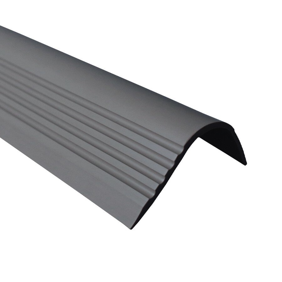 Profil treapta antialunecare, Quest, 1,5 m, PVC, Gri inchis