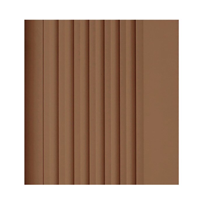 Profil treapta antialunecare, Quest, 1.5 m, PVC, Maro