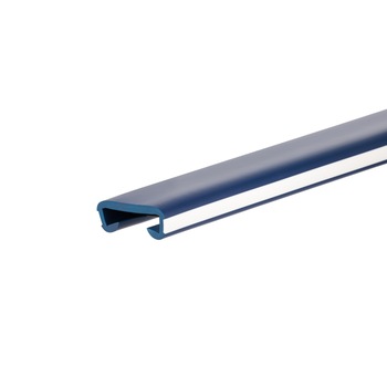 Mana curenta Quest Lux, PVC, Balustrada 40x8 mm, 1 mp, Albastru/Alb Mana curenta Quest Lux, PVC, Balustrada 40x8 mm, 1 mp, Albastru/Alb
