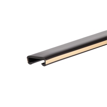 Mana curenta Quest Lux, PVC, Balustrada 40x8 mm, 1 mp, Negru/Crem Mana curenta Quest Lux, PVC, Balustrada 40x8 mm, 1 mp, Negru/Crem
