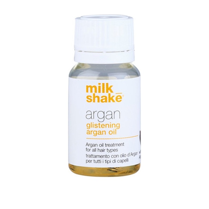 Ulei pentru par Milk Shake Argan Glistening, 10ml