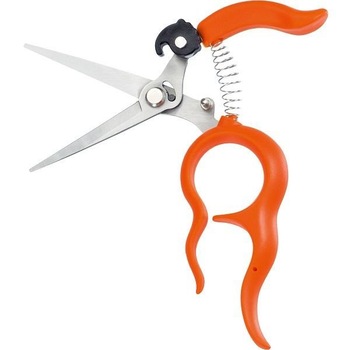 Foarfeca din otel inoxidabil cu maner tip inel , 20mm, cu lama lunga de 55 mm Foarfeca din otel inoxidabil cu maner tip inel , 20mm, cu lama lunga de 55 mm