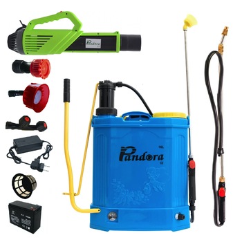 Set Atomizor electric +Pompa stropit acumulator +Manuala ( 2 in 1 ) 16L +Lance Extensibila 3m, Model nou +regulator presiune, Pandora Set Atomizor electric +Pompa stropit acumulator +Manuala ( 2 in 1 ) 16L +Lance Extensibila 3m, Model nou +regulator presiune, Pandora