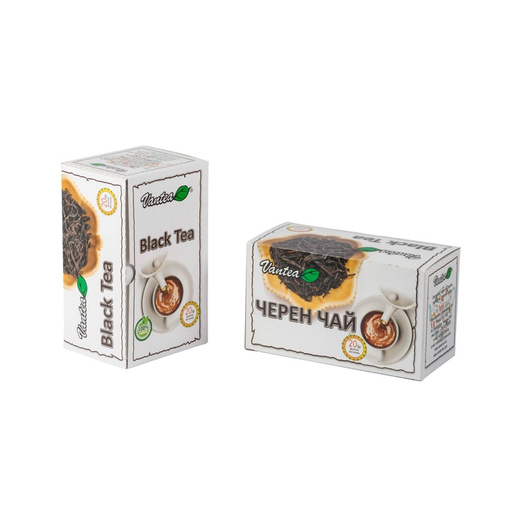 Чай филтър " Vantea " Черен чай - 50 кут. Х 20 бр. Х 1,5 гр. = 1000 пакета
