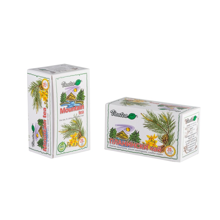 Чай филтър " Vantea " Планински чай - 50 кут. Х 20 бр. Х 1,5 гр. = 1000 пакета