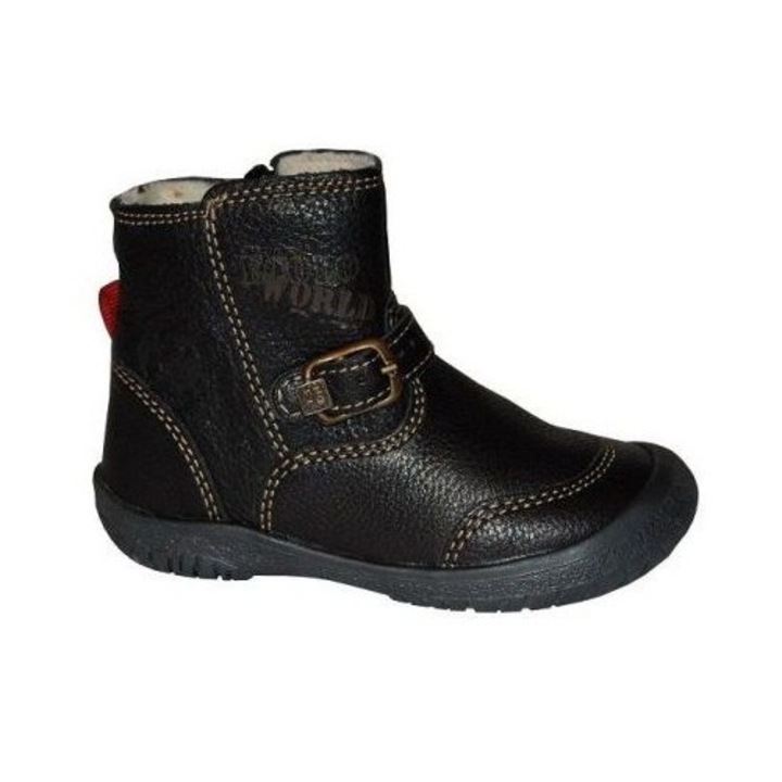 Ghete imblanite MINI FOX CH Noir, NOEL, Negru, 18