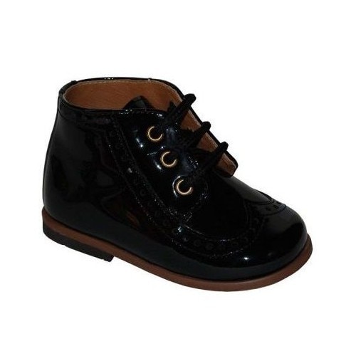 Ghete 1321 din piele lacuita, Clarys, Negru