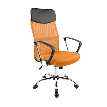 Scaun de birou ergonomic Kring Fit, Mesh Negru/Portocaliu Scaun de birou ergonomic Kring Fit, Mesh Negru/Portocaliu