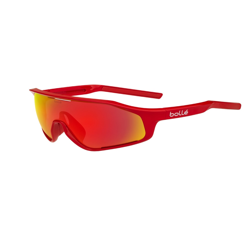 Ochelari de soare Performance Bolle Shifter, Rosu lucios/Phantom Brown Red