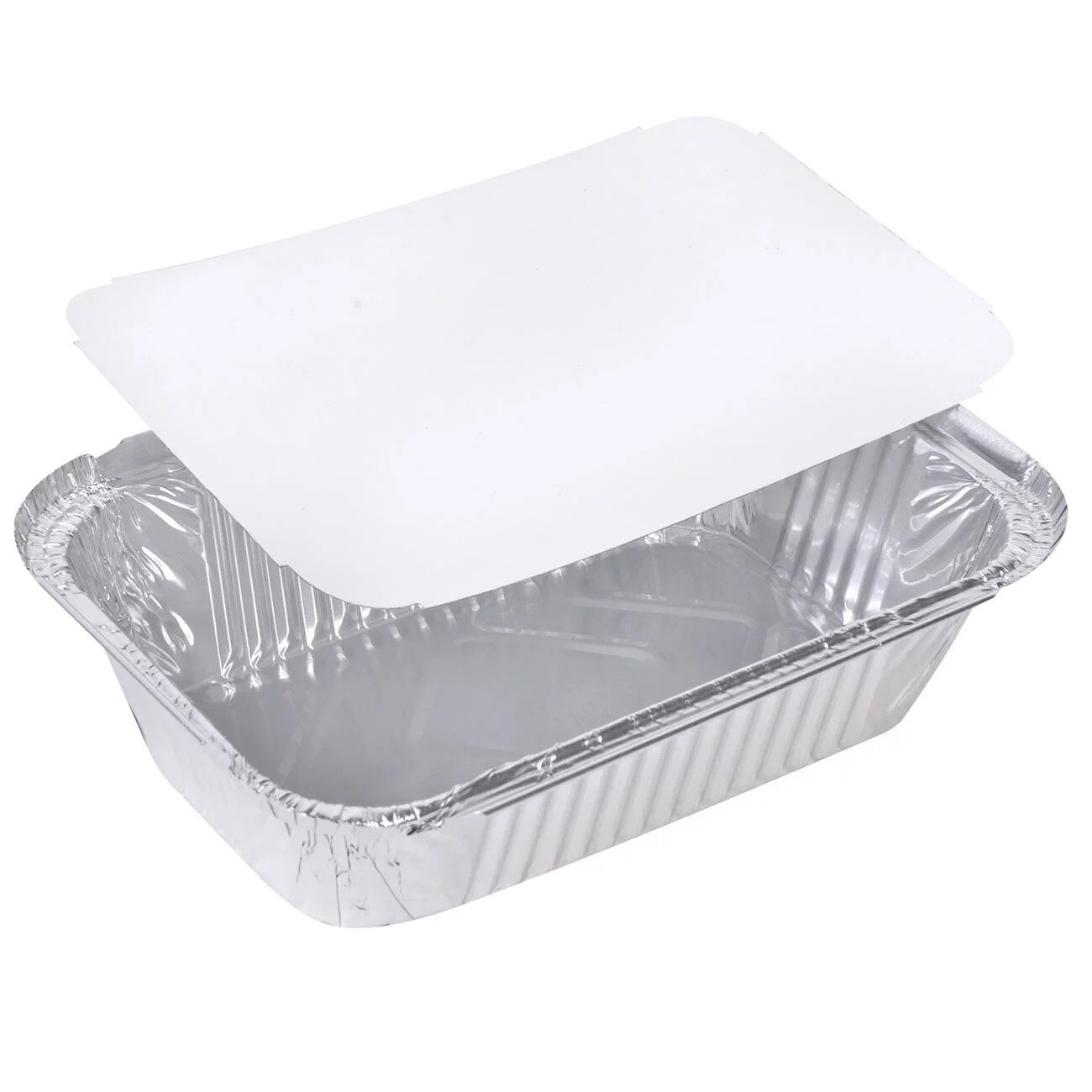 Tava aluminiu cu capac, Zola, 20x14 cm, 5 bucati