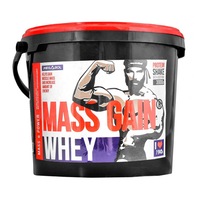 Supliment gainer de proteine Megabol Whey Mass Gain 3000 g, proteine din zer si din germeni de grau, vitamine si acid glutamic