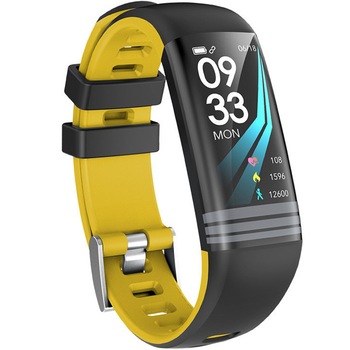 Bratara Fitness iUni G26, Display OLED 0.96 inch, Bluetooth, Pedometru, Notificari, Galben Bratara Fitness iUni G26, Display OLED 0.96 inch, Bluetooth, Pedometru, Notificari, Galben