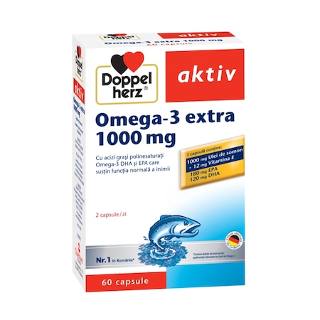 Doppelherz Aktiv Omega 3 Extra 1000 Mg 60 Capsule Emag Ro
