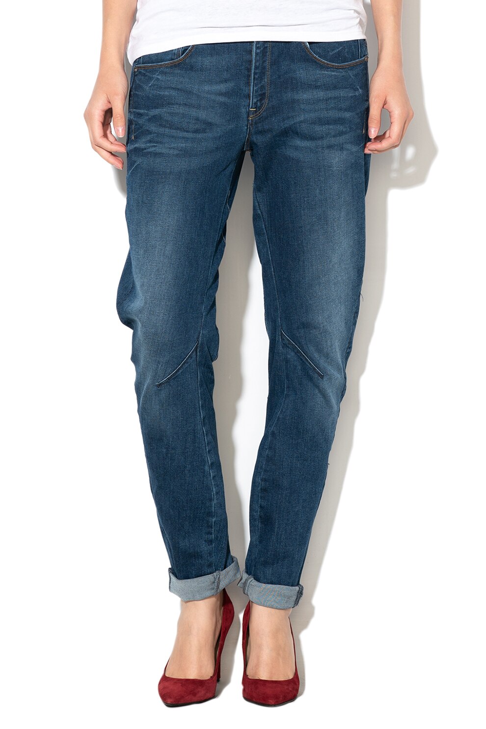 G-Star RAW, Blugi cu croiala boyfriend, Albastru