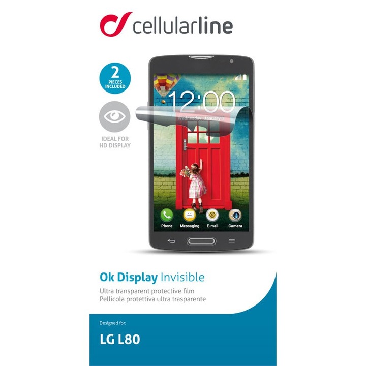 Дисплей протектор Cellular Line за LG L80