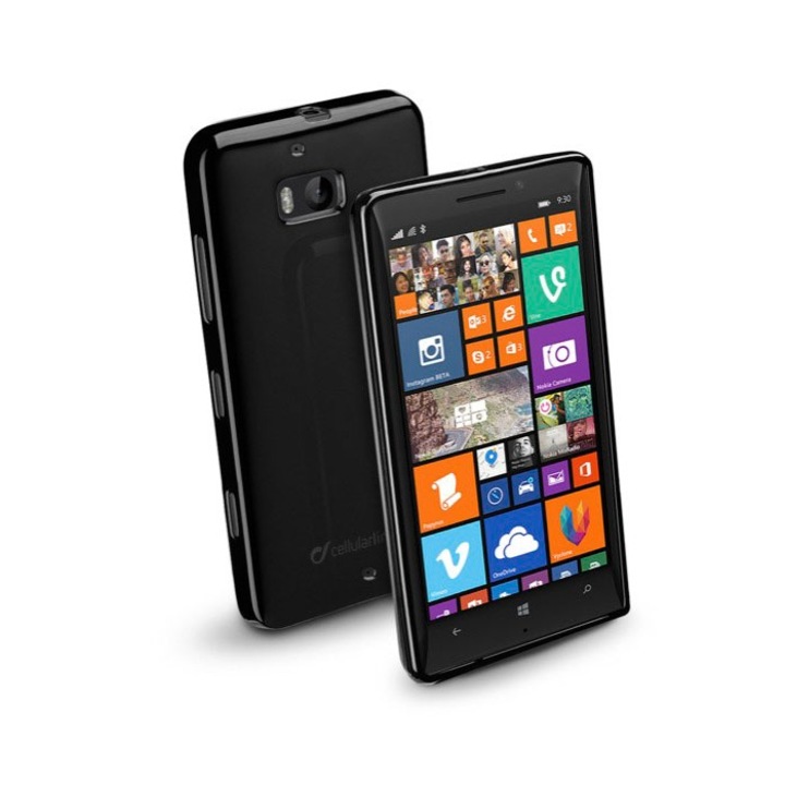 Калъф за телефон Cellular Line Shocking, за Nokia Limia 930, черен
