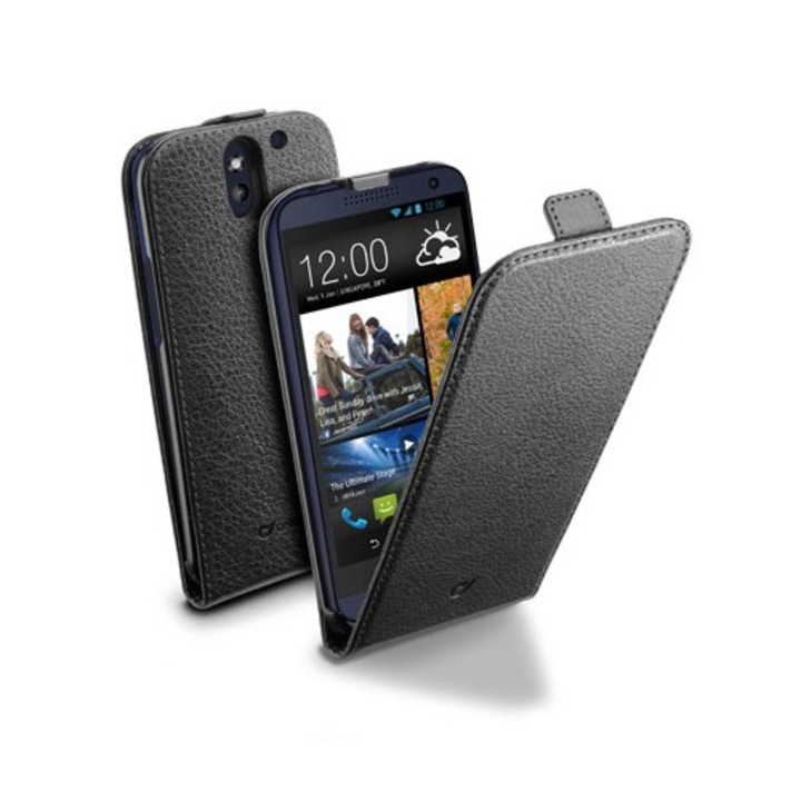Калъф за телефон Cellular Line Flap Essential за HTC Desire 610