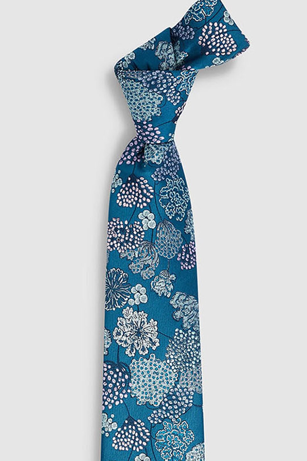 Couple Harness Dexterity NEXT, Cravata cu imprimeu floral, Albastru, ONE SIZE Standard - eMAG.ro