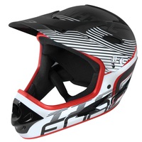 Casca Force Tiger Downhill Negru/Rosu L-XL