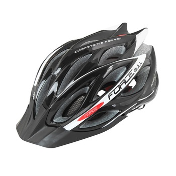 Casca Force Bull Negru/Alb S-M Casca Force Bull Negru/Alb S-M