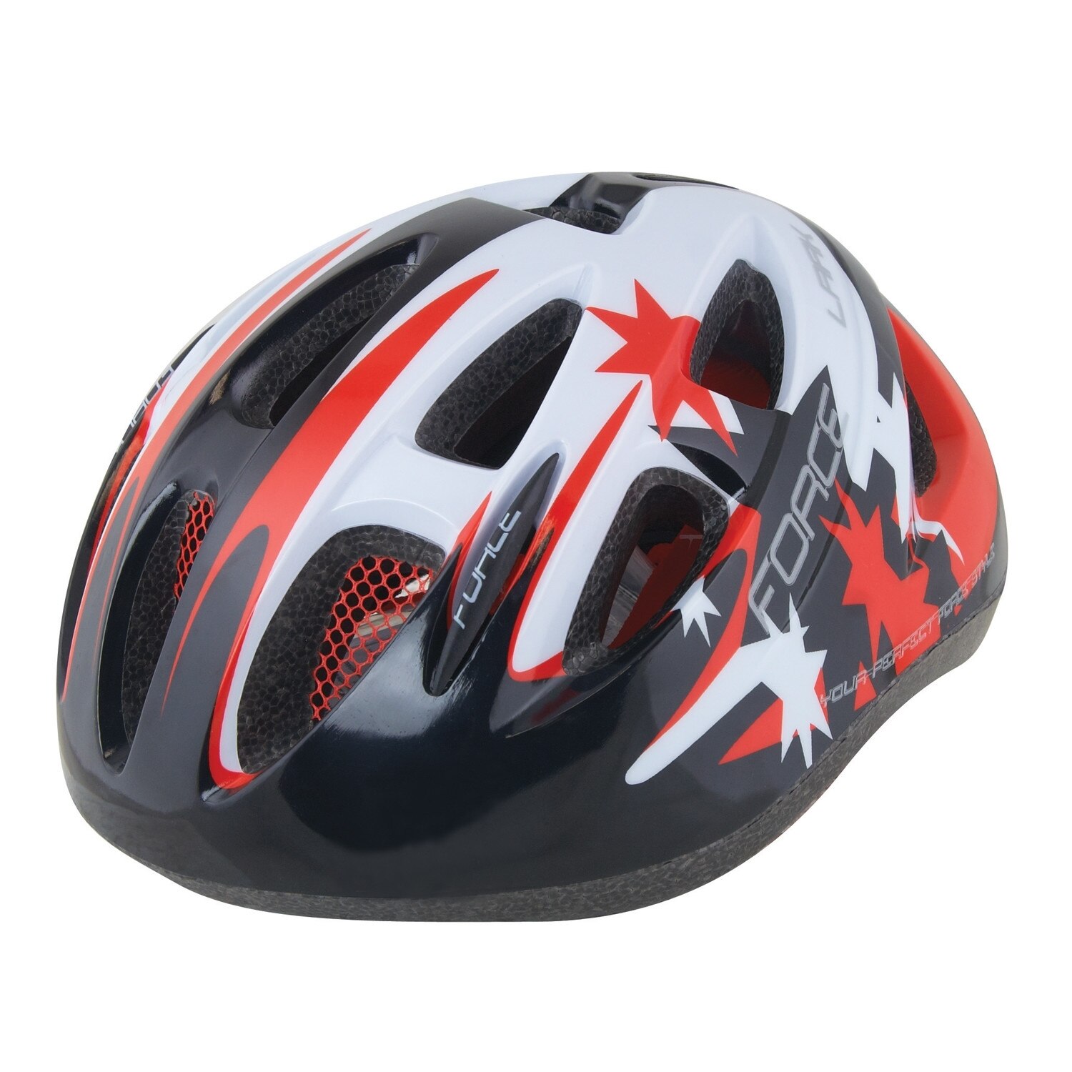 Casca Force Lark pentru copii Negru/Rosu S