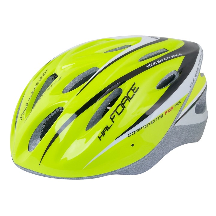Helmet Force Hal Fluo Sárga/ Fekete XS-S